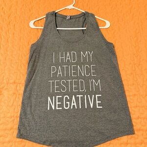 Charcoal Graphic Tank Top